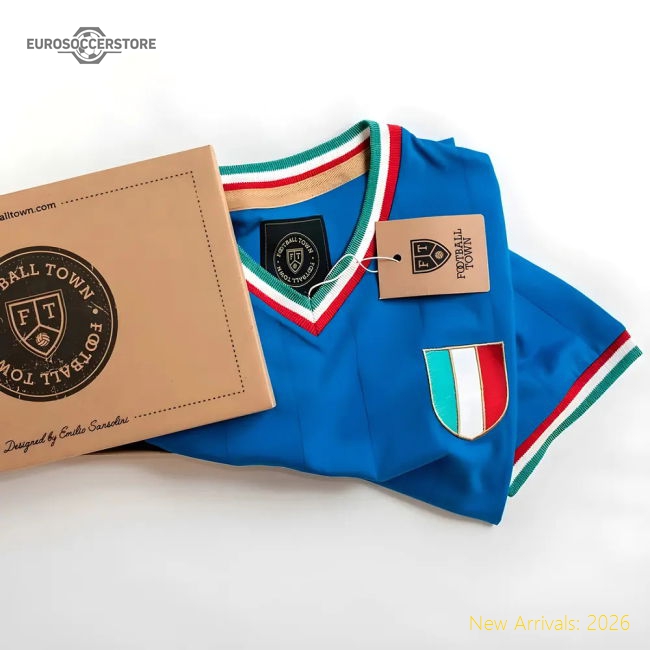 Vintage Italy Gli Azzurri Soccer Jersey-Football Shirts Shop