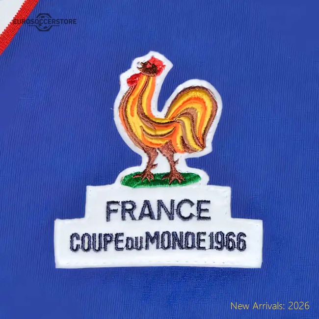 France 1966 World Cup Retro Football Shirt-Football Shirts Shop