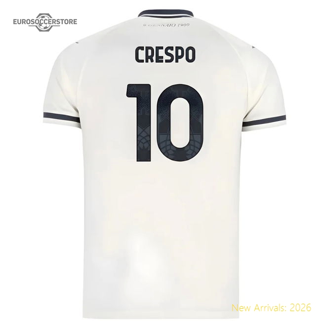 2025-2026 Lazio Away Shirt - Kids (Crespo 10)-Football Shirts Shop