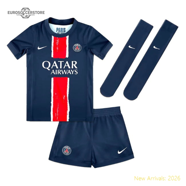 2024-2025 PSG Paris Saint Germain Home Mini Kit (Messi 30)-Football Shirts Shop