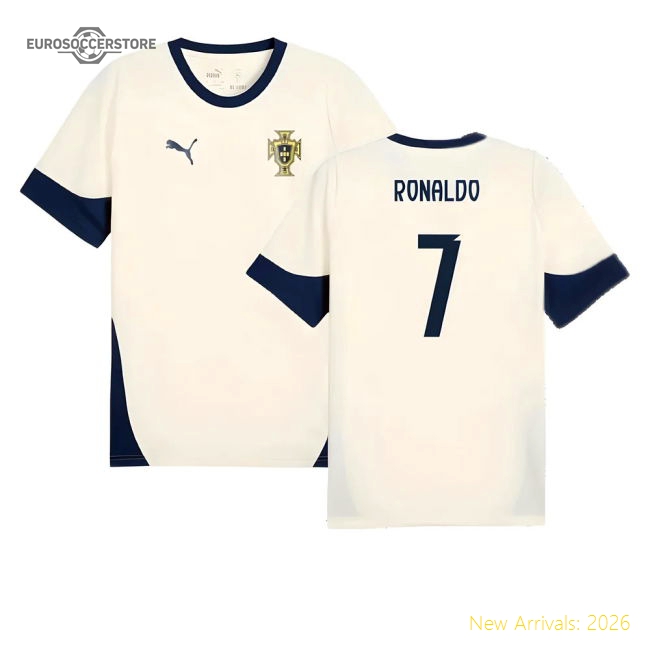 2025-2026 Portugal Training Jersey (Sugared Almond) (Ronaldo 7)-Football Shirts Shop