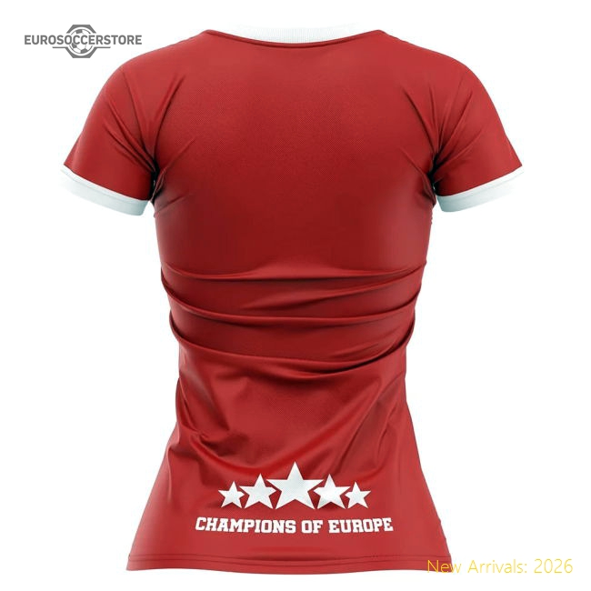 2025-2026 Liverpool 6 Time Champions Concept Football Shirt - Womens-Football Shirts Shop