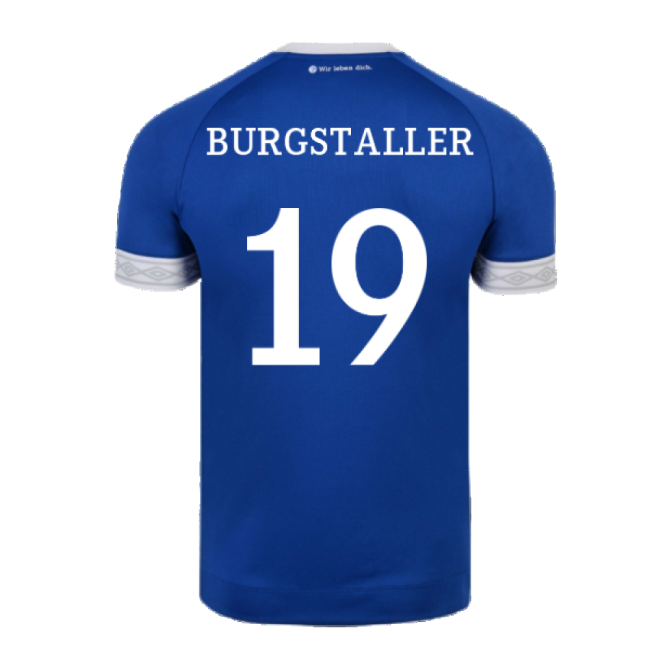 Schalke 2018-19 Home Shirt ((Mint) XXL) (Burgstaller 19)-Football Shirts Shop