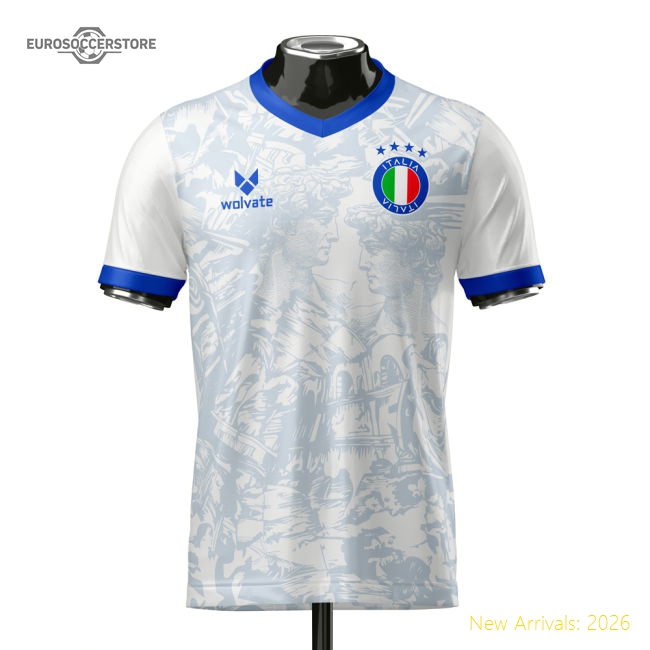 Italy Heritage Football Jersey (Wolvate) Adult Short Sleeve-Football Shirts Shop