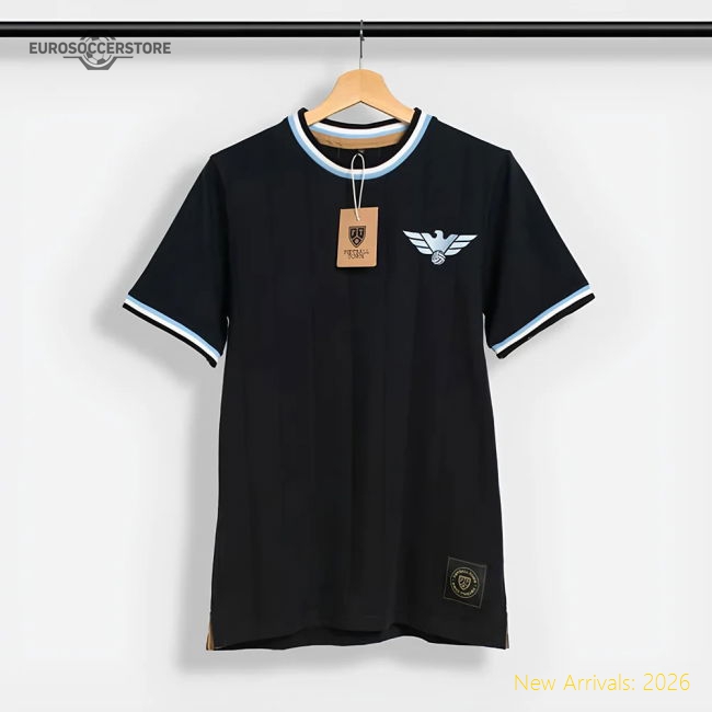 Aquila Black Football Shirt-Football Shirts Shop
