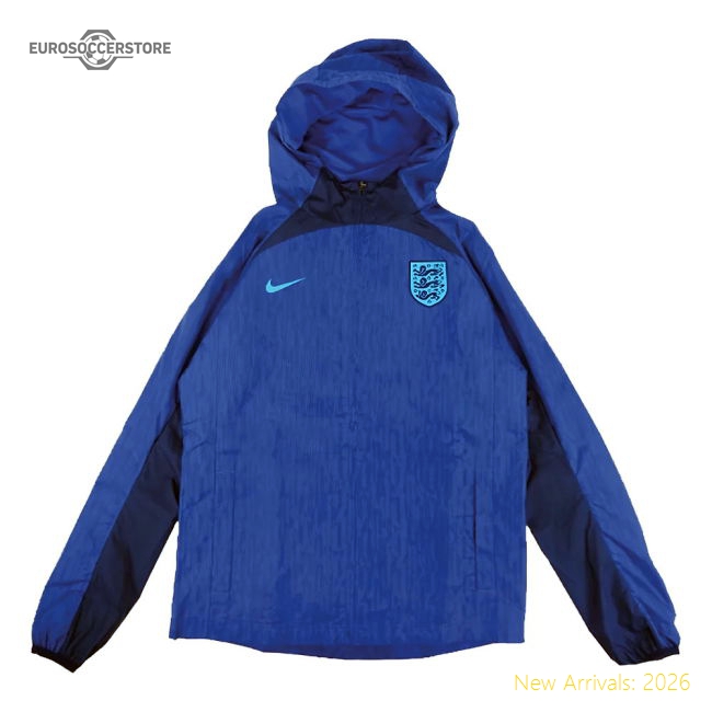 2022-2023 England AWF Football Jacket (Blue)-Football Shirts Shop