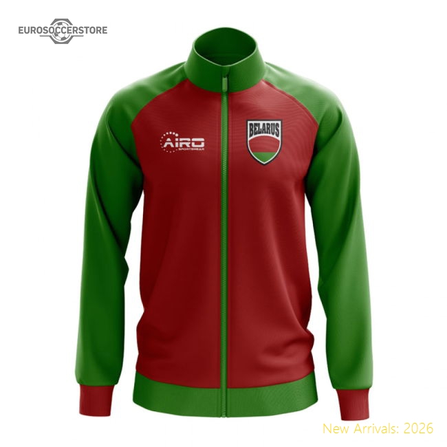 Belarus Concept Football Track Jacket (Red)-Football Shirts Shop