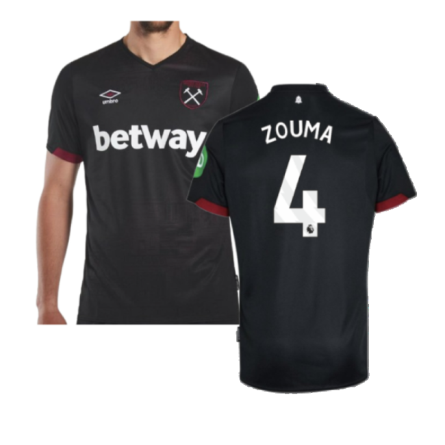 2024-2025 West Ham Away Shirt (Zouma 4)-Football Shirts Shop