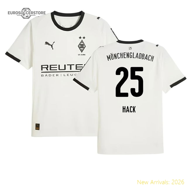2025-2026 Borussia MGB Home Shirt (Hack 25)-Football Shirts Shop