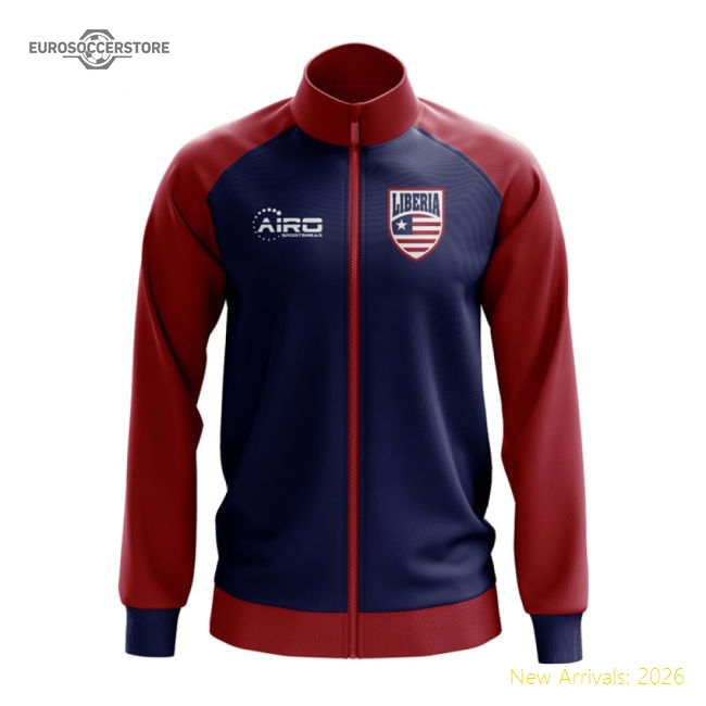 Liberia Concept Football Track Jacket (Navy)-Football Shirts Shop