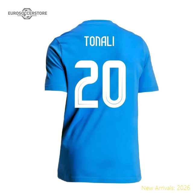 2024-2025 Italy DNA Graphic Tee (Blue) (TONALI 20)-Football Shirts Shop