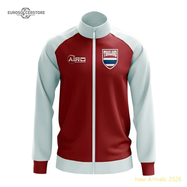Thailand Concept Football Track Jacket (Red)-Football Shirts Shop