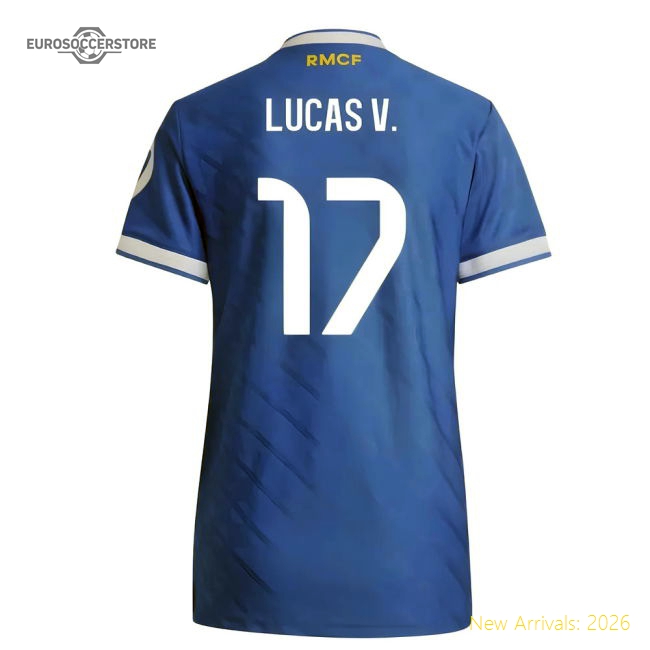 2025-2026 Real Madrid Authentic Third Shirt (Womens) (Lucas V. 17)-Football Shirts Shop