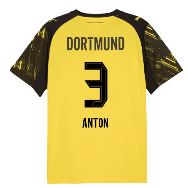 2025-2026 Borussia Dortmund Home Shirt (Anton 3)-Football Shirts Shop