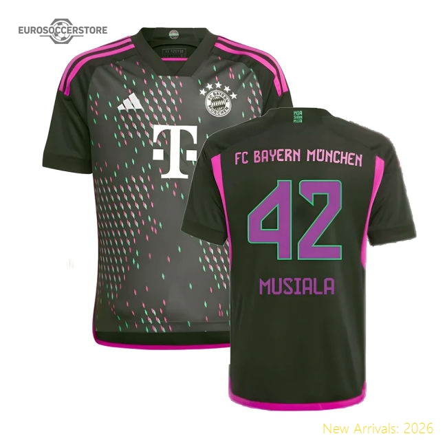 2023-2024 Bayern Munich Away Shirt (Kids) (Musiala 42)-Football Shirts Shop