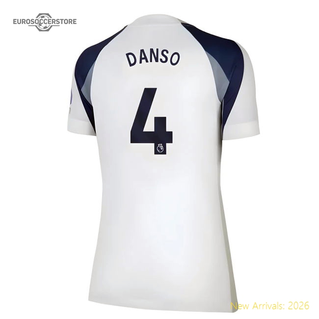 2025-2026 Tottenham Home Shirt (Womens) (Danso 4)-Football Shirts Shop