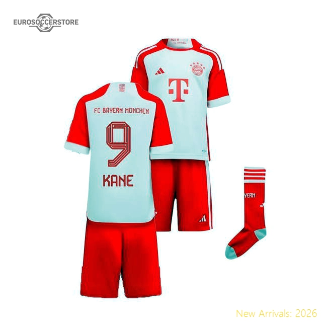 2023-2024 Bayern Munich Home Mini Kit (Kane 9)-Football Shirts Shop