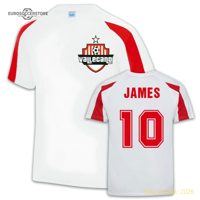 James Rodriguez Rayo Vallecano Sports Training Jersey-Football Shirts Shop