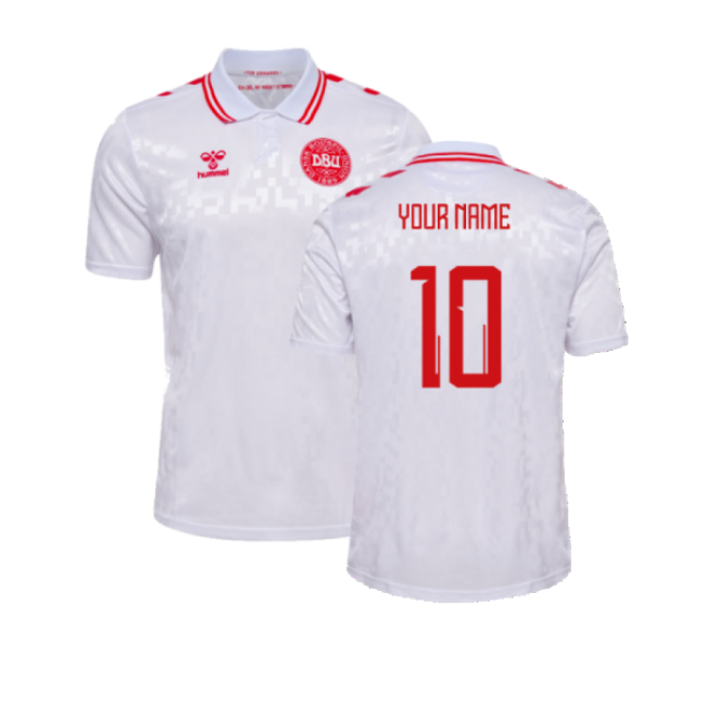 2024-2025 Denmark Away Shirt (Your Name)-Football Shirts Shop
