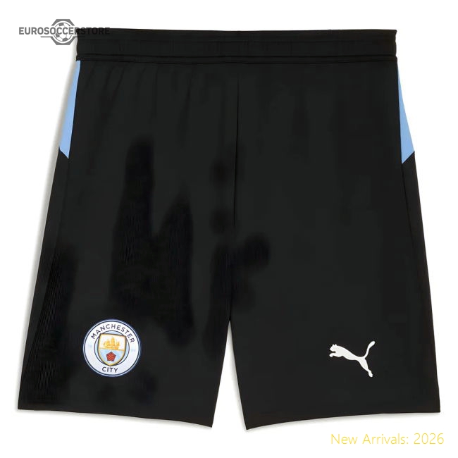 2025-2026 Man City Home Shorts Clash (Navy)-Football Shirts Shop