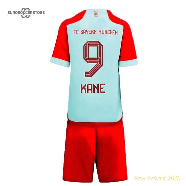 2023-2024 Bayern Munich Home Mini Kit (Kane 9)-Football Shirts Shop