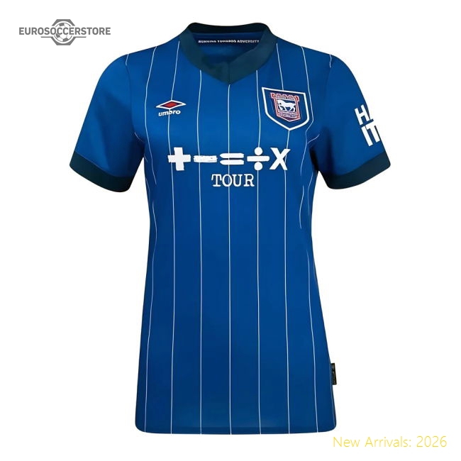 2024-2025 Ipswich Home Shirt (Womens)-Football Shirts Shop
