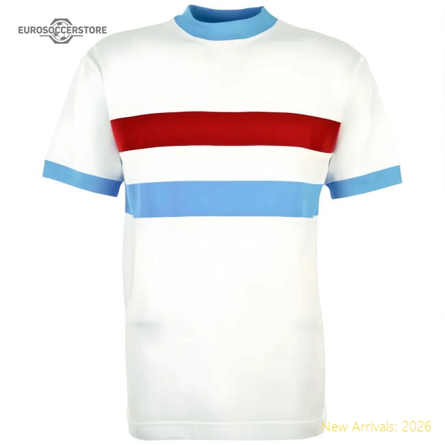 West Ham- Thames Iron Works 1960 Away Retro Football Shirt-Football Shirts Shop