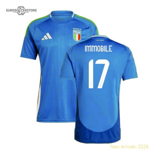 2024-2025 Italy Home Shirt (IMMOBILE 17)-Football Shirts Shop