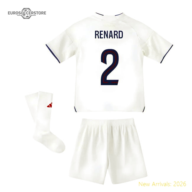 2025-2026 Olympique Lyon Home Mini Kit (Renard 2)-Football Shirts Shop