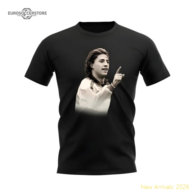 Hernan Crespo Legend T-Shirt (Black)-Football Shirts Shop