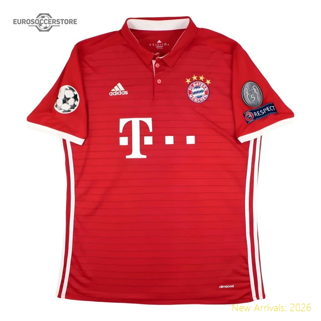 Bayern Munich 2016-17 Home (Costa #11) (XL) (Excellent)-Football Shirts Shop