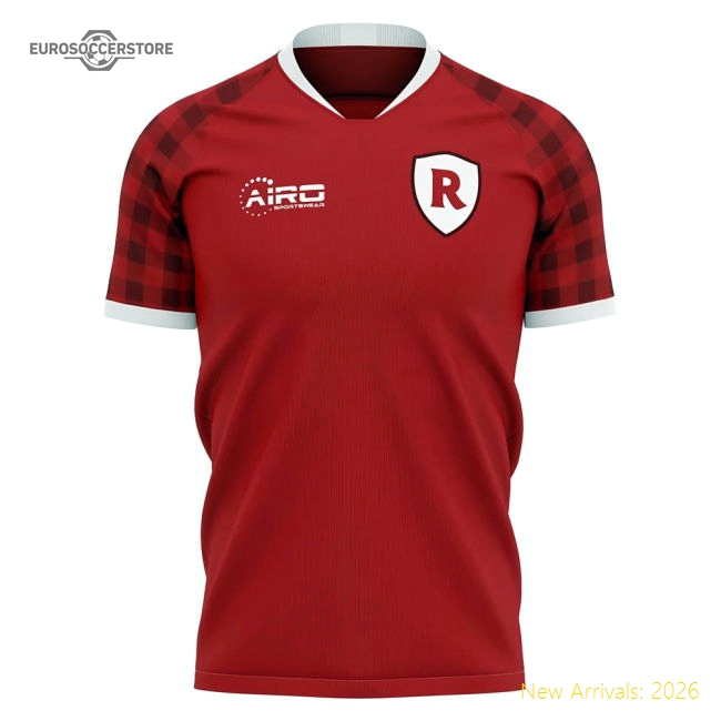 2025-2026 Stade Reims Home Concept Football Shirt - Womens-Football Shirts Shop