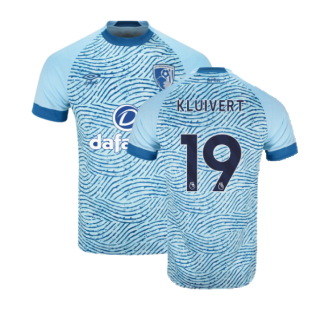 2023-2024 Bournemouth Away Shirt (KLUIVERT 19)-Football Shirts Shop