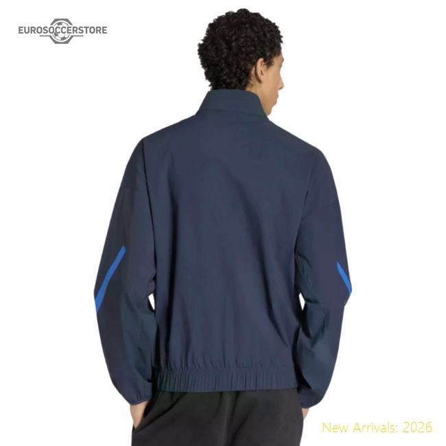 2025-2026 Arsenal Anthem Jacket (Night Navy)-Football Shirts Shop