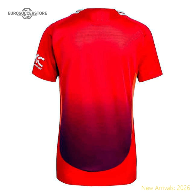 2024-2025 Man Utd Authentic Home Shirt (Womens)-Football Shirts Shop