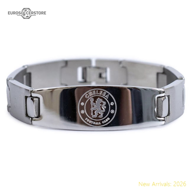Chelsea FC Oval Plate Bracelet-Football Shirts Shop