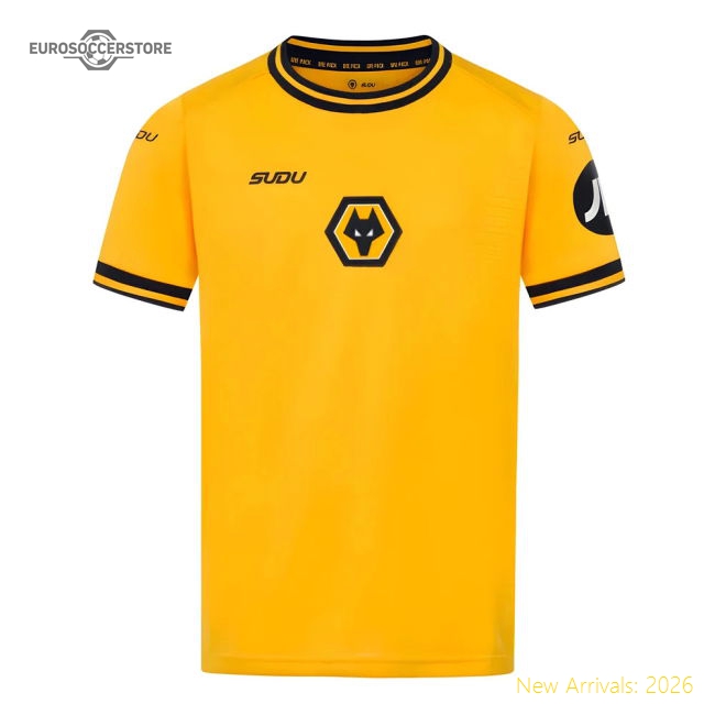2024-2025 Wolves Home Shirt (Kids)-Football Shirts Shop
