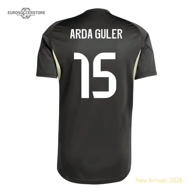 2025-2026 Real Madrid Training Jersey (Utility Grey) (Arda Guler 15)-Football Shirts Shop