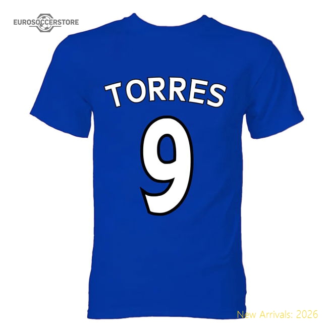 Fernando Torres Chelsea Hero T-Shirt (Blue)-Football Shirts Shop