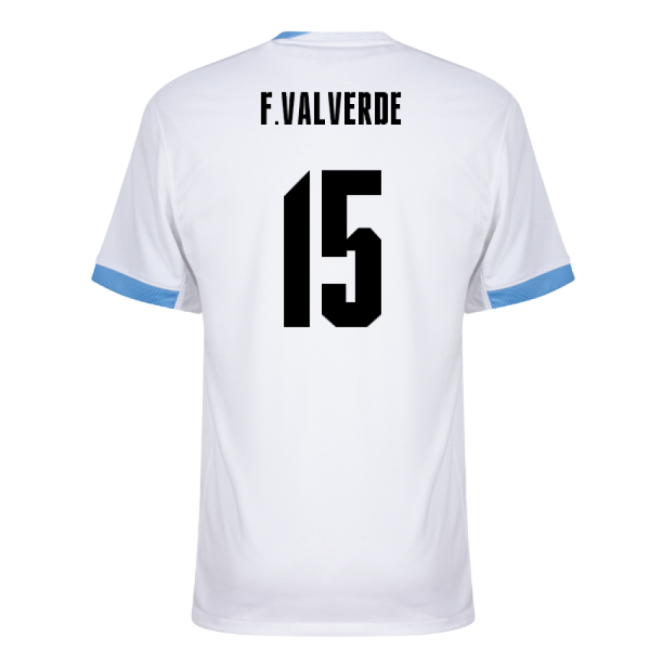 2024-2025 Uruguay Away Shirt (F.Valverde 15)-Football Shirts Shop