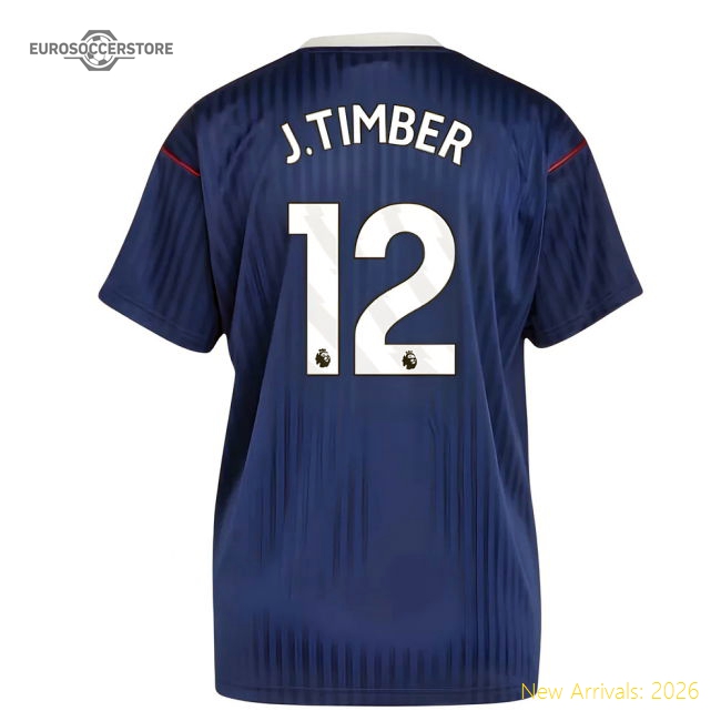 Arsenal Terrace Icons Shirt (Navy) (J.Timber 12)-Football Shirts Shop