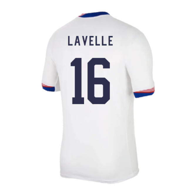 2024-2025 USA Home Dri-Fit ADV Shirt (Lavelle 16)-Football Shirts Shop