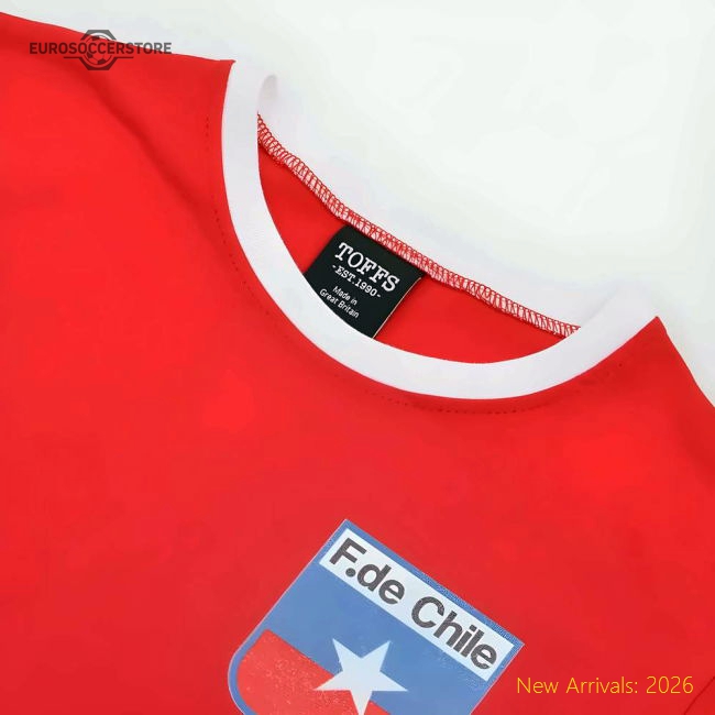 Chile 12th Man - Red/White Ringer-Football Shirts Shop