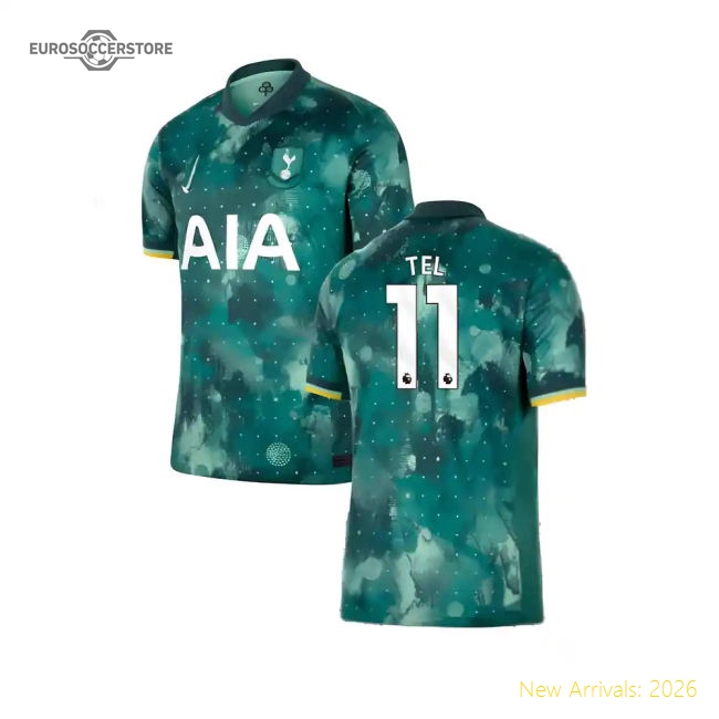 2024-2025 Tottenham Hotspur Third Shirt (Tel 11)-Football Shirts Shop