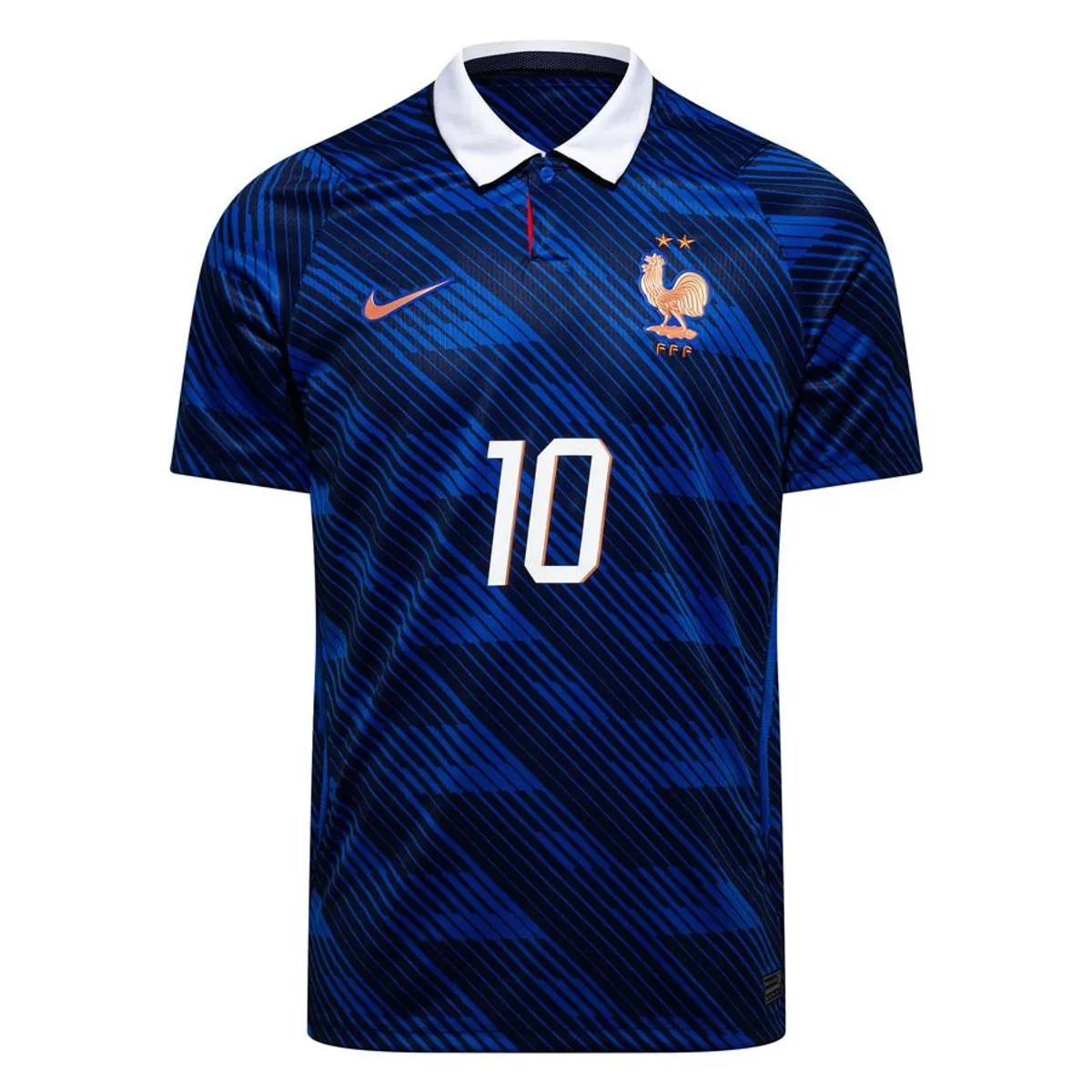 Men's Mbappé France Home Shirt 2026 – Midnight Blue Polo Collar Football Fan Jersey #10
