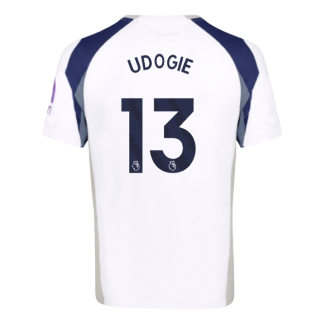 2025-2026 Tottenham Hotspur Home Shirt (Udogie 13)-Football Shirts Shop