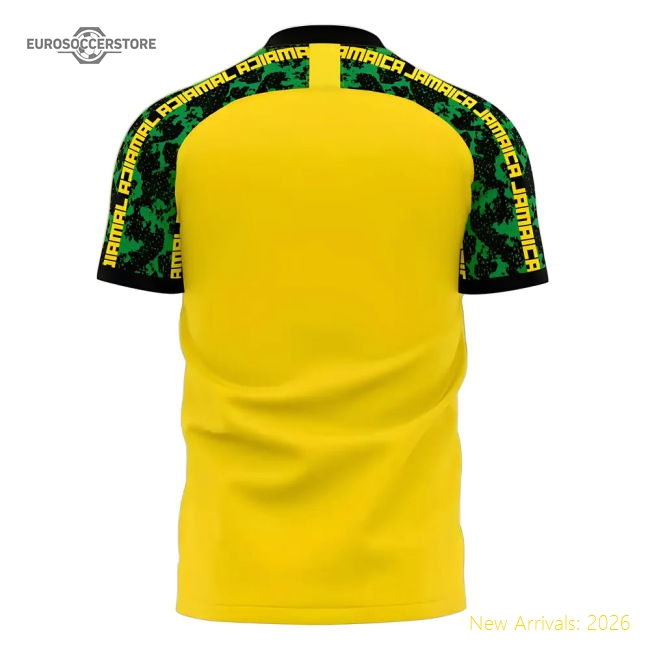 Jamaica 2025-2026 Home Concept Football Kit (Libero) - Womens-Football Shirts Shop