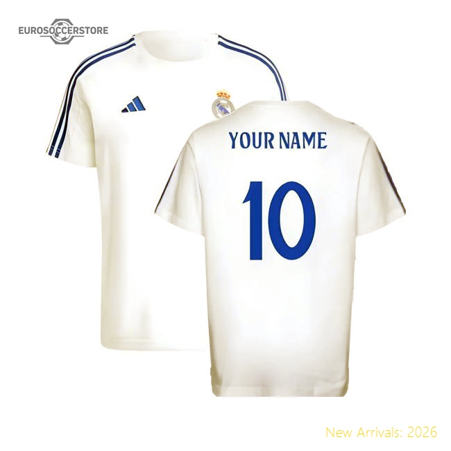 2024-2025 Real Madrid DNA Tee (White) (Your Name)-Football Shirts Shop