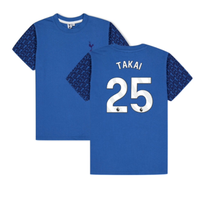 Tottenham Hotspur Graphic T-shirt (Blue) - Kids (Takai 25)-Football Shirts Shop