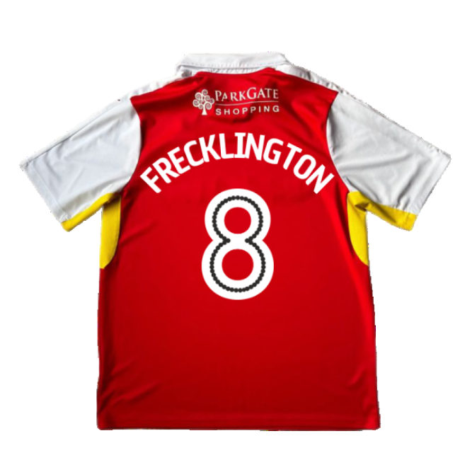 Rotherham 2016-17 Home Shirt ((Good) XL) (Frecklington 8)-Football Shirts Shop